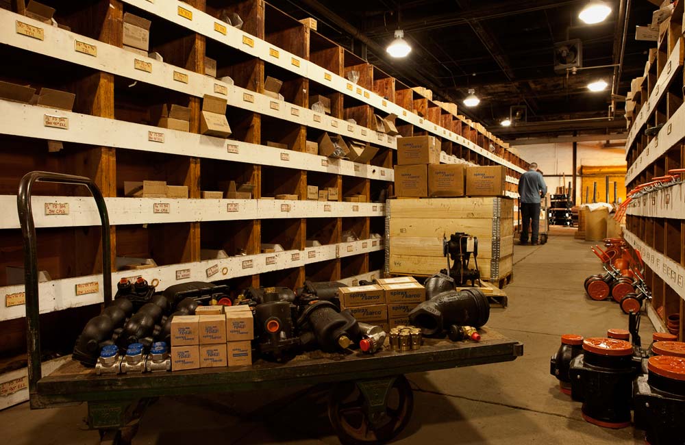Line of Steam Equipment